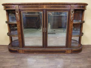 SIDEBOARD - SERVER WITH INLAYS NAPOLEON III STYLE 19TH CENTURY cm L183xP41xH106